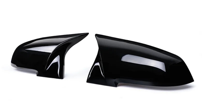 BMW Mirror Caps – Gloss Black / Carbon Fiber Finish